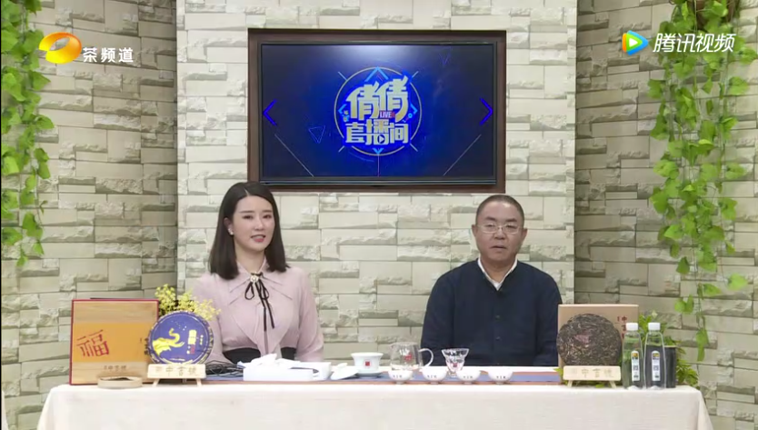 中吉号“金象十年”坐客湖南广播电视台茶频道